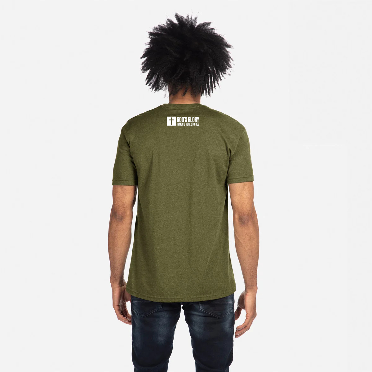 Be The Man You Needed When You Were Younger T-Shirt (Military Green)
