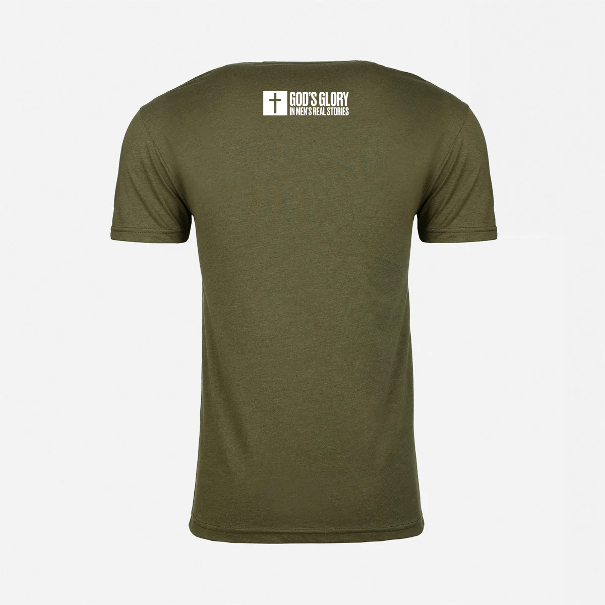 Be The Man You Needed When You Were Younger T-Shirt (Military Green) - God's Glory In Men's Real Stories
