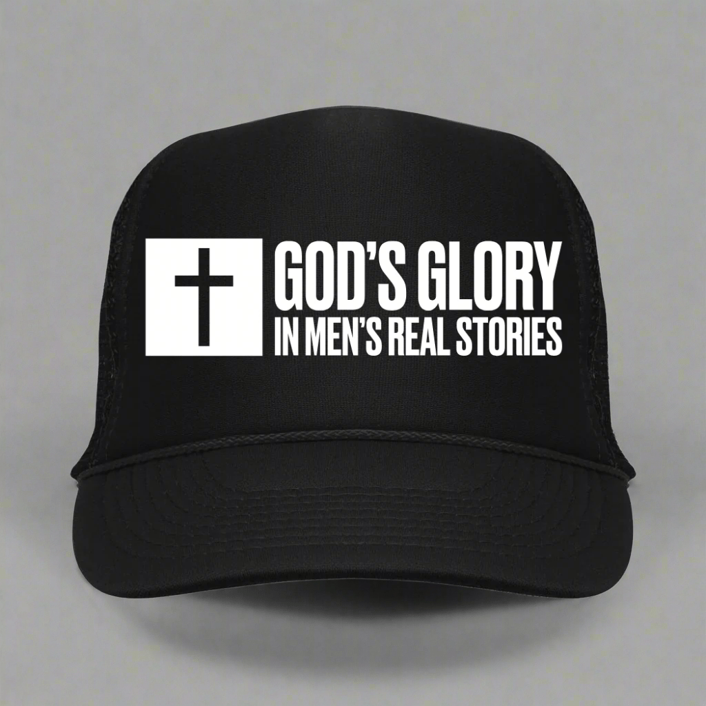 GGIMRS Podcast Trucker Hat - Faith & Testimony Inspired Cap - God's Glory In Men's Real Stories