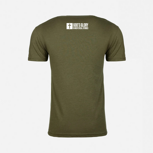 Be The Man You Needed When You Were Younger T-Shirt (Military Green)
